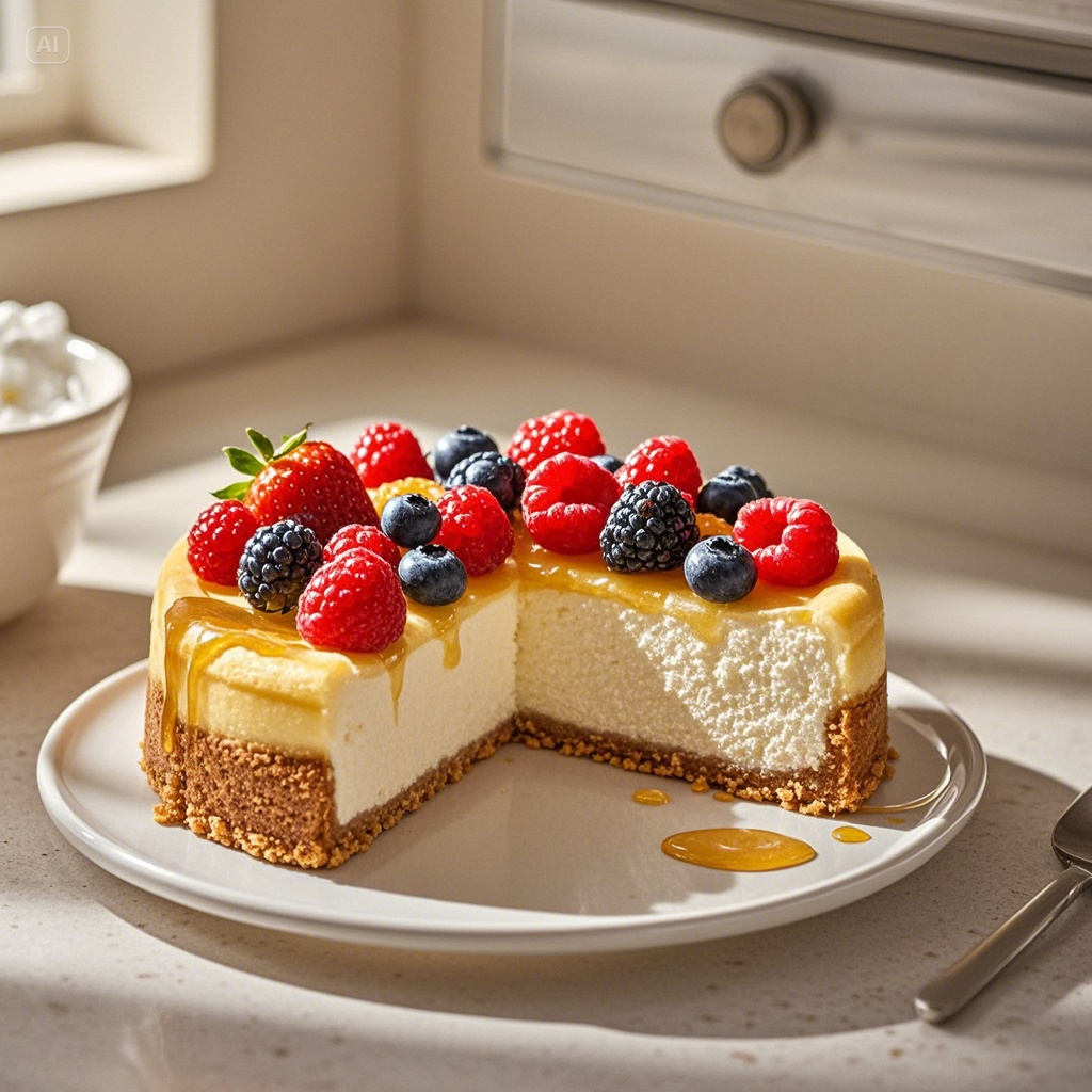 Cottage Cheese Cheesecake Recipe – A High-Protein, Light, and Creamy Dessert