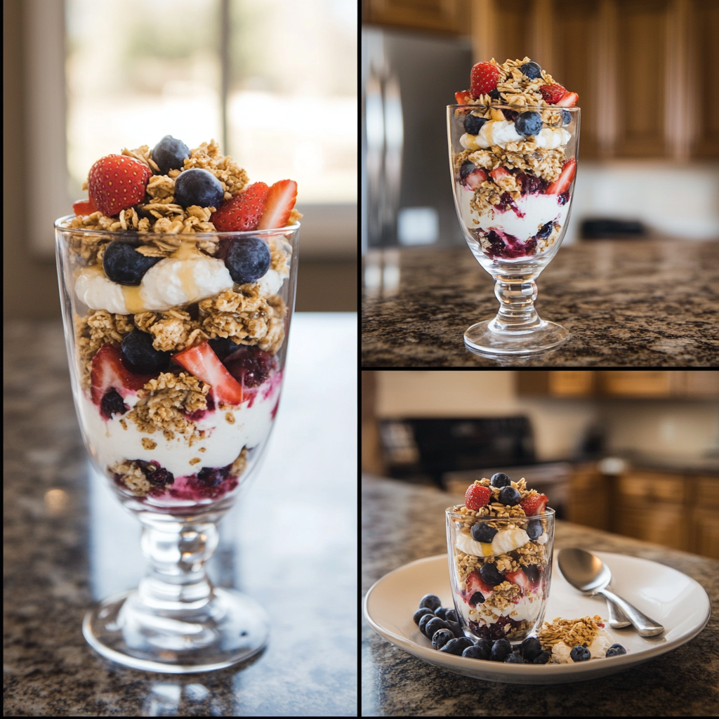 Blended Cottage Cheese & Berry Parfait – A High-Protein, Creamy Treat